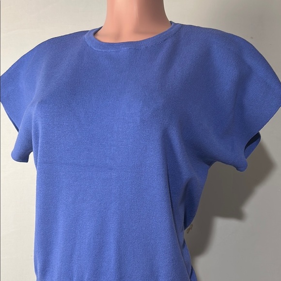 Staccato Blue Dolman Sleeve Knit Top T Shirt Women’s Size Medium - Picture 2 of 10